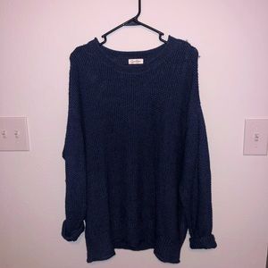 Women’s navy blue sweater